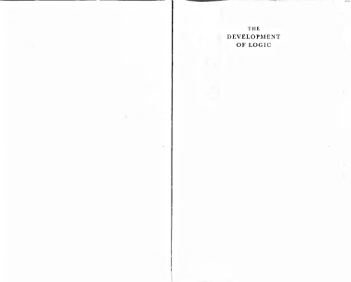 The Development of Logic