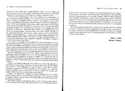 Signals and Linear Systems