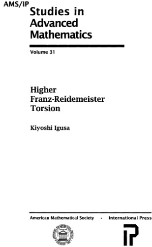 Higher Franz-Reidemeister Torsion