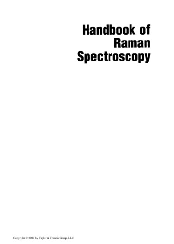 Handbook of Raman Spectroscopy (Practical Spectroscopy)