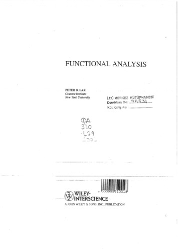 Functional Analysis