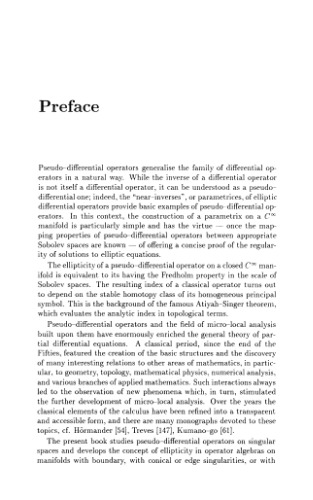 Boundary Value Problems and Singular Pseudo-Differential Operators