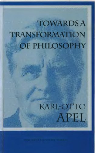 Towards a Transformation of Philosophy (Marquette Studies in Philosophy)