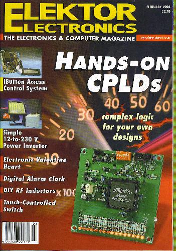 Elektor electronics. 2004. February. Volume 30. No 329