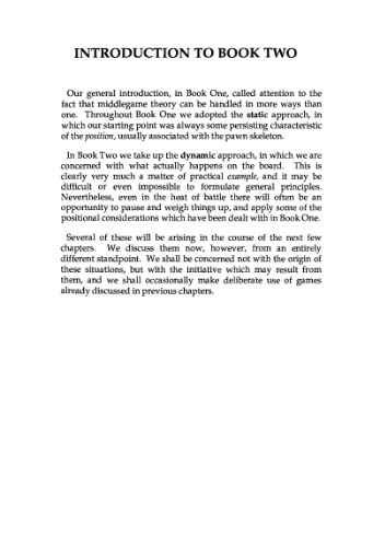 The Middlegame, Book 2: Dynamic & Subjective Features (Algebraic Edition)