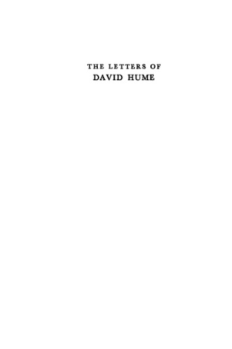 The Letters of David Hume: Volume 2
