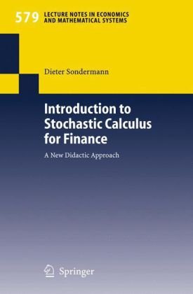 Introduction to stochastic calculus for finance: A new didactic approach
