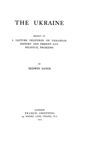 Sands Bedwin.The Ukraine