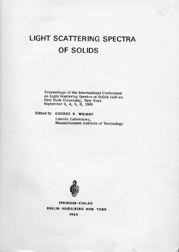 Light scattering spectra of solids