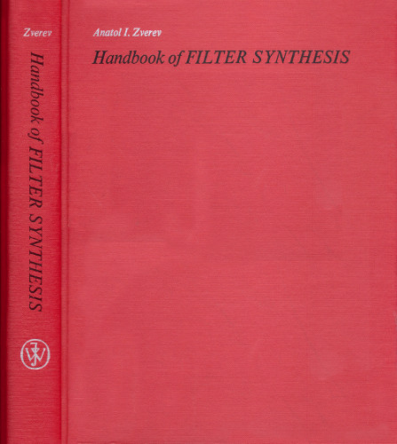 Handbook of Filter Synthesis