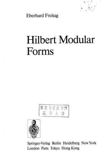 Hilbert Modular Forms