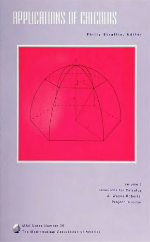 Applications of Calculus (Resources for Calculus Collection)