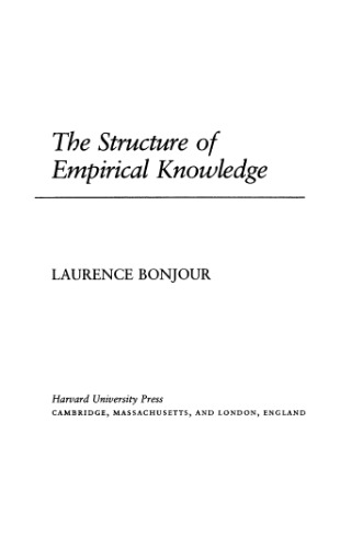 The Structure of Empirical Knowledge