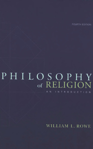 Philosophy of Religion: An Introduction