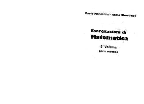 Esercitazioni di matematica Vol. 2, Pt. 2