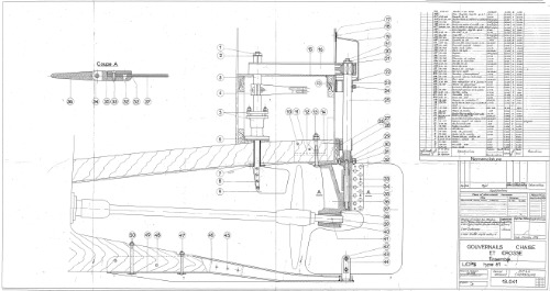 Les dessins de navires de la marine française - LA SAONE PRE 1948