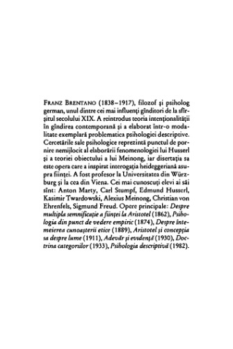 Despre multipla semnificatie a fiintei la Aristotel