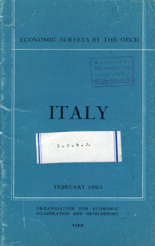 OECD economic surveys / Italy