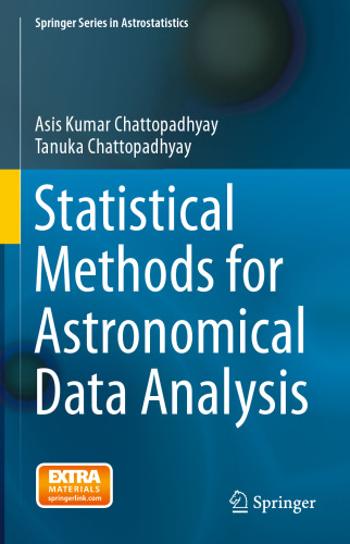 Statistical Methods for Astronomical Data Analysis