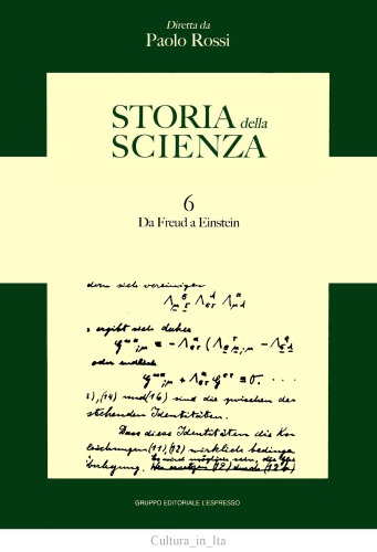 Storia della scienza. Da Freud a Einstein