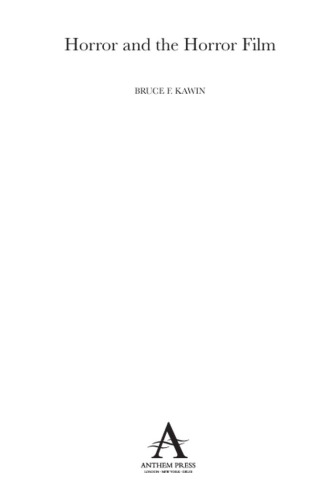 Horror and the Horror Film