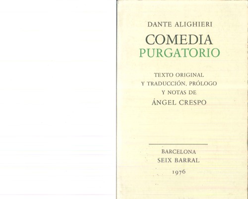 Comedia / 2: Purgatorio.