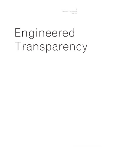 Engineered Transparency: The Technical, Visual, and Spatial Effects of Glass