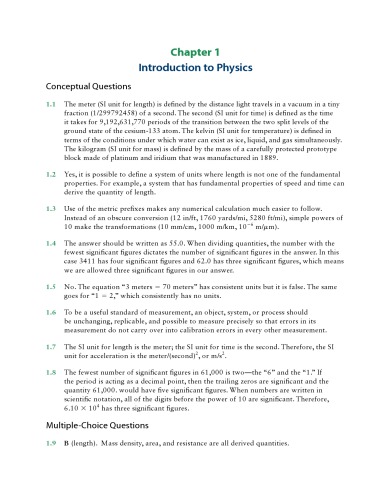 Instructor's Solution Manuals to College Physics