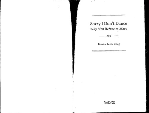 Sorry I Don't Dance: Why Men Refuse to Move
