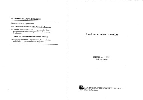 Coalescent argumentation