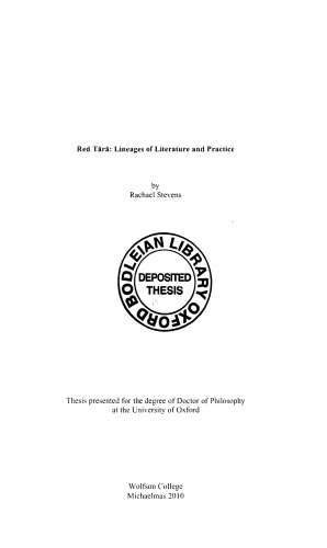 Red Tara: Lineages of Literature and Practice