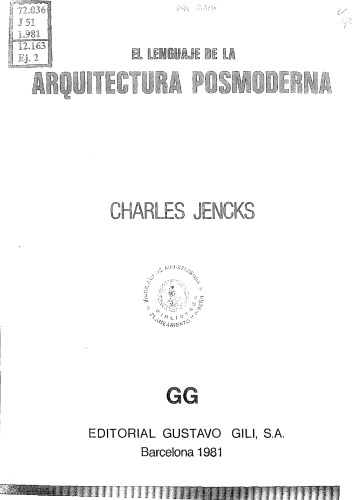 El lenguaje de la arquitectura post-moderna