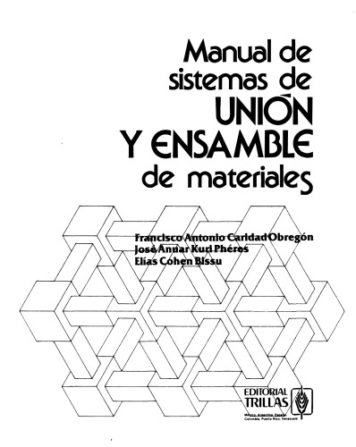 Manual de sistemas de unión y ensamble de materiales