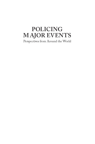Policing Major Events: Perspectives from Around the World