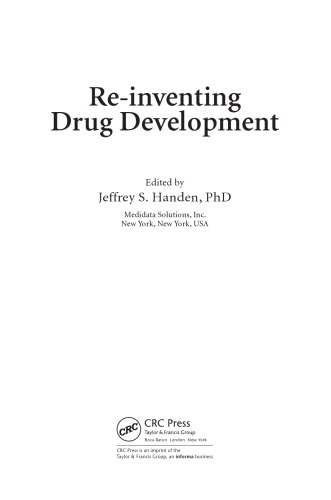 Re-inventing drug development