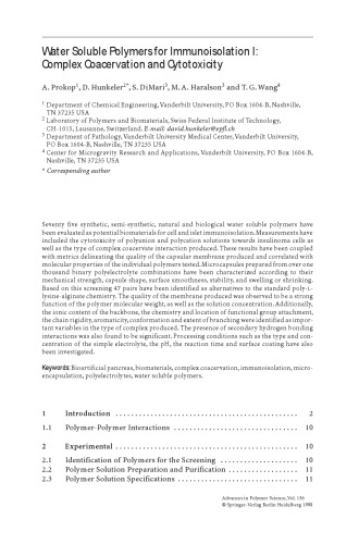 Microencapsulation Microgels Iniferters