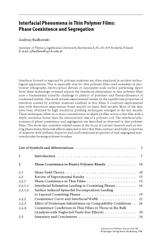 Interfaces Crystallization Viscoelasticity