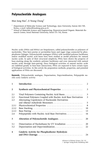 Biopolymers · PVA Hydrogels, Anionic Polymerisation Nanocomposites