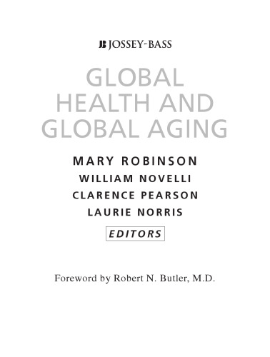 Global health and global aging