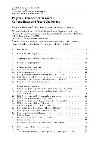Polymer Therapeutics