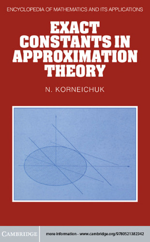 Exact constants in approximation theory