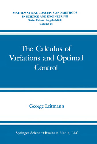 The Calculus of Variations and Optimal Control: An Introduction
