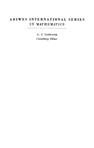 A course of higher mathematics, vol. 1