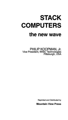 Stack computers : the new wave