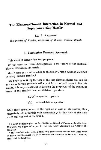 Lecture on many-body