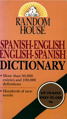 Random House Spanish-English, English-Spanish dictionary