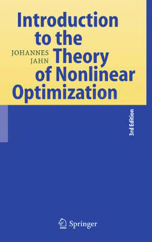 Introduction to the theory of nonlinear optimization