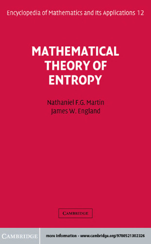 Mathematical theory of entropy