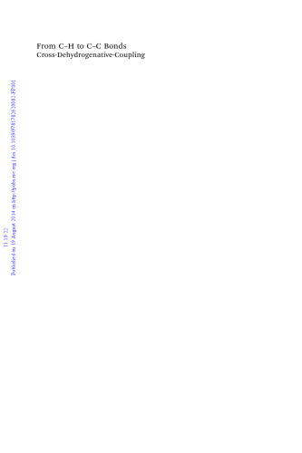 From C-H to C-C bonds : cross-dehydrogenative-coupling