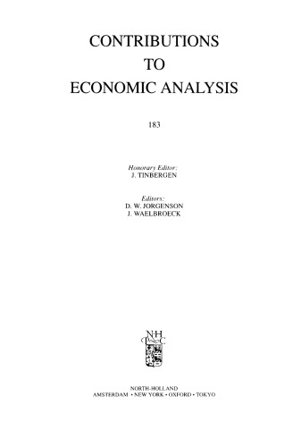 The New institutional economics and development : theory and applications to Tunisia